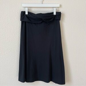 Title Nine 3 In 1 Super Skirt Black Size Small Athleisure Neutral Goth Casual